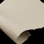 Thai Heavy Embossed Mulberry Paper - CRACKLED NATURAL