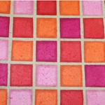 Lokta Paper Origami Pack - Batik Squares - PINK/ORANGE