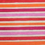 Lokta Paper Origami Pack - Batik Stripes - PINK/ORANGE