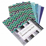 PURPLE BLUE Paper Pack (10 Sheets of 8.5" x 11" Paper)
