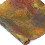Marbled Momi Paper - GOLD ON BURGUNDY AND BLUE
