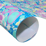 Hand Marbled Paper - PASTEL STONE
