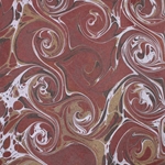 Hand Marbled Origami Paper - LAVA CURL