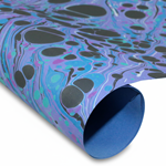 Hand Marbled Paper - GALAXY VEIN