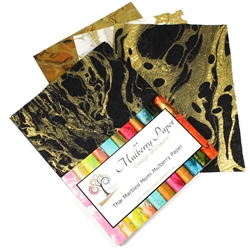 Marbled Mulberry Momi Paper Pack in Neutral Colors