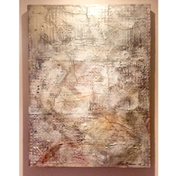 Encaustic Art Wall Hanging