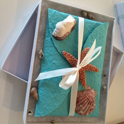 Beach Themed Wedding Invitation Box