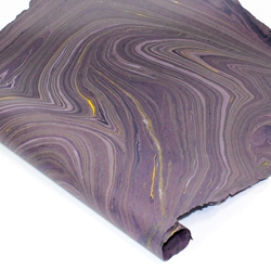 Jute Fiber Paper - DARK PURPLE MARBLE
