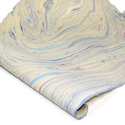 Jute Fiber Paper - LIGHT BLUE MARBLE