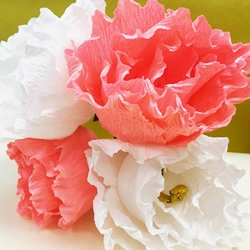 CREPE PAPER FLOWERS