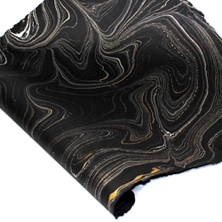Jute Fiber Paper - BLACK MARBLE