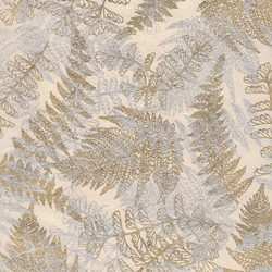 Lokta Paper Origami Pack - Fern - GOLD/SILVER ON CREAM