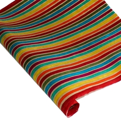 Nepalese Batik Lokta Paper - Vibrant - STRIPE