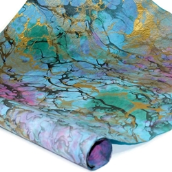 Marbled Momi Origami Paper - TSUNAMI