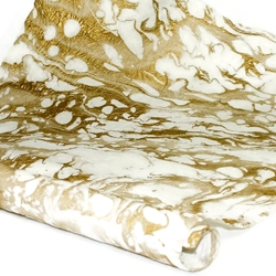 Marbled Momi Paper - WHITE/GOLD