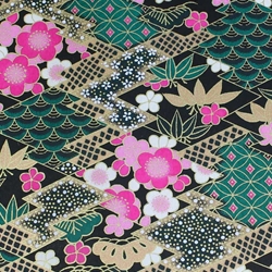 Chiyogami Yuzen Origami Paper - AWAKENING - 4 Sheet Pack - 6 x 6 Inch