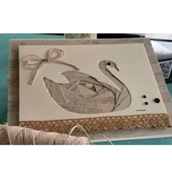 Swan Iris Folding