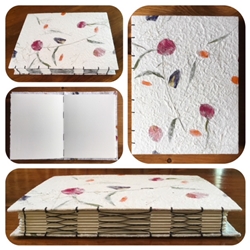 COPTIC STITCH MULBERRY JOURNAL