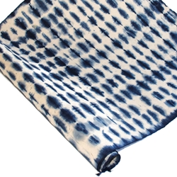 Nepalese Lokta Paper - Shibori Crinkle Tie Dye - BLUE