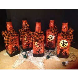 HALLOWEEN DECOR BOTTLES