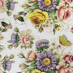 Italian Florentine Origami Paper - VICTORIAN BUTTERFLY