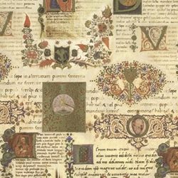 Italian Florentine Origami Paper - RENAISSANCE MANUSCRIPT