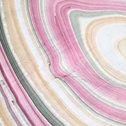 Thai Marbled Origami Paper - RED/GOLD/GREEN