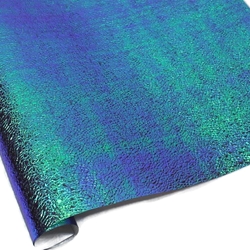 Iridescent Paper - CRACKLED ICE - MERMAID GREEN