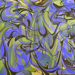 HANDMADE MARBLED PAPER