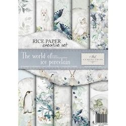 Decoupage Paper Pack - ICE PORCELAIN