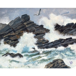WATERCOLOR SEASCAPE