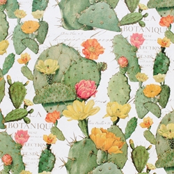 Italian Florentine Origami Paper - CACTUS BLOOMS