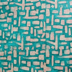 Lokta Paper Origami Pack - Batik Blocks - TURQUOISE