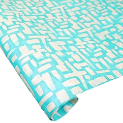 Nepalese Batik Lokta Paper - Blocks - TURQUOISE