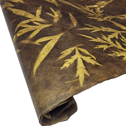 Nepalese Lokta Paper - Sun Washed Mugwort Leaf - YELLOW