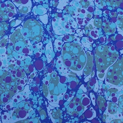 Hand Marbled Origami Paper - JEWEL STONE