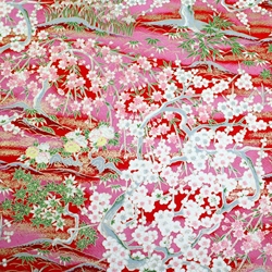 Japanese Chiyogami Yuzen Paper - SERENE - 4 Sheet Pack - 6 x 6 Inch