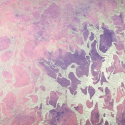 Marbled Momi Origami Paper - PINK/PURPLE/SILVER