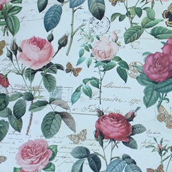 Italian Florentine Origami Paper - VINTAGE ROSES