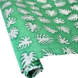 Nepalese Batik Lokta Paper - Leaves - MONSTERA