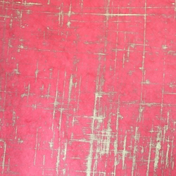 Lokta Paper Origami Pack - Brushed - GOLD ON RED
