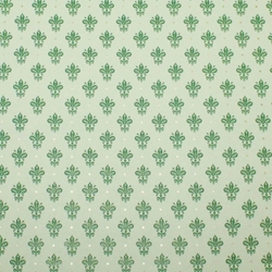 Italian Florentine Origami Paper - FLEUR-DE-LIS GREEN