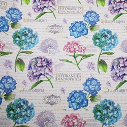 Italian Florentine Origami Paper - HYDRANGEA
