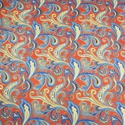 Italian Florentine Origami Paper - GOLD PAISLEY