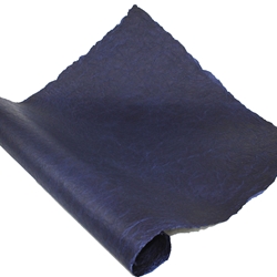 Indian Cotton Rag Paper - Crinkle - NAVY