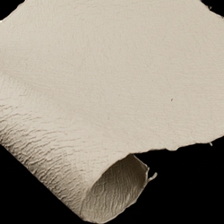 Thai Heavy Embossed Mulberry Paper - CRACKLED NATURAL