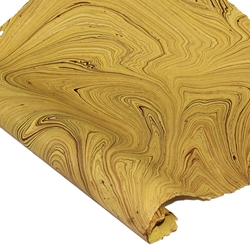 Jute Fiber Paper - OCHRE MARBLE