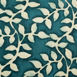 Lokta Paper Origami Pack - Batik Stripes - Leaves - BLUE