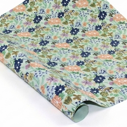 Screenprinted Indian Cotton Paper - MULTI COLOR Floral