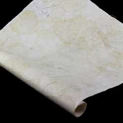 Handmade Buddha Leaf Kozo Paper - NATURAL